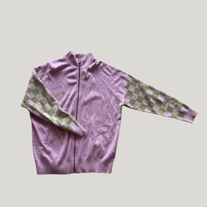 Zip Up Turtle Neck Cardigan